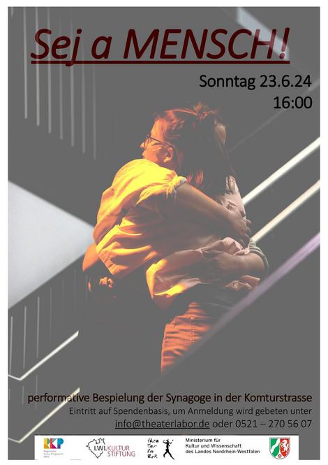 Plakat "Sej a Mensch"