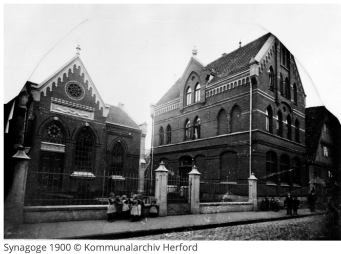Foto Synagoge um 1900