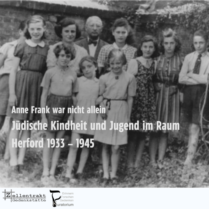 Plakat Jüdische Kindheit und Jugend im Raum Herford 1933–1945